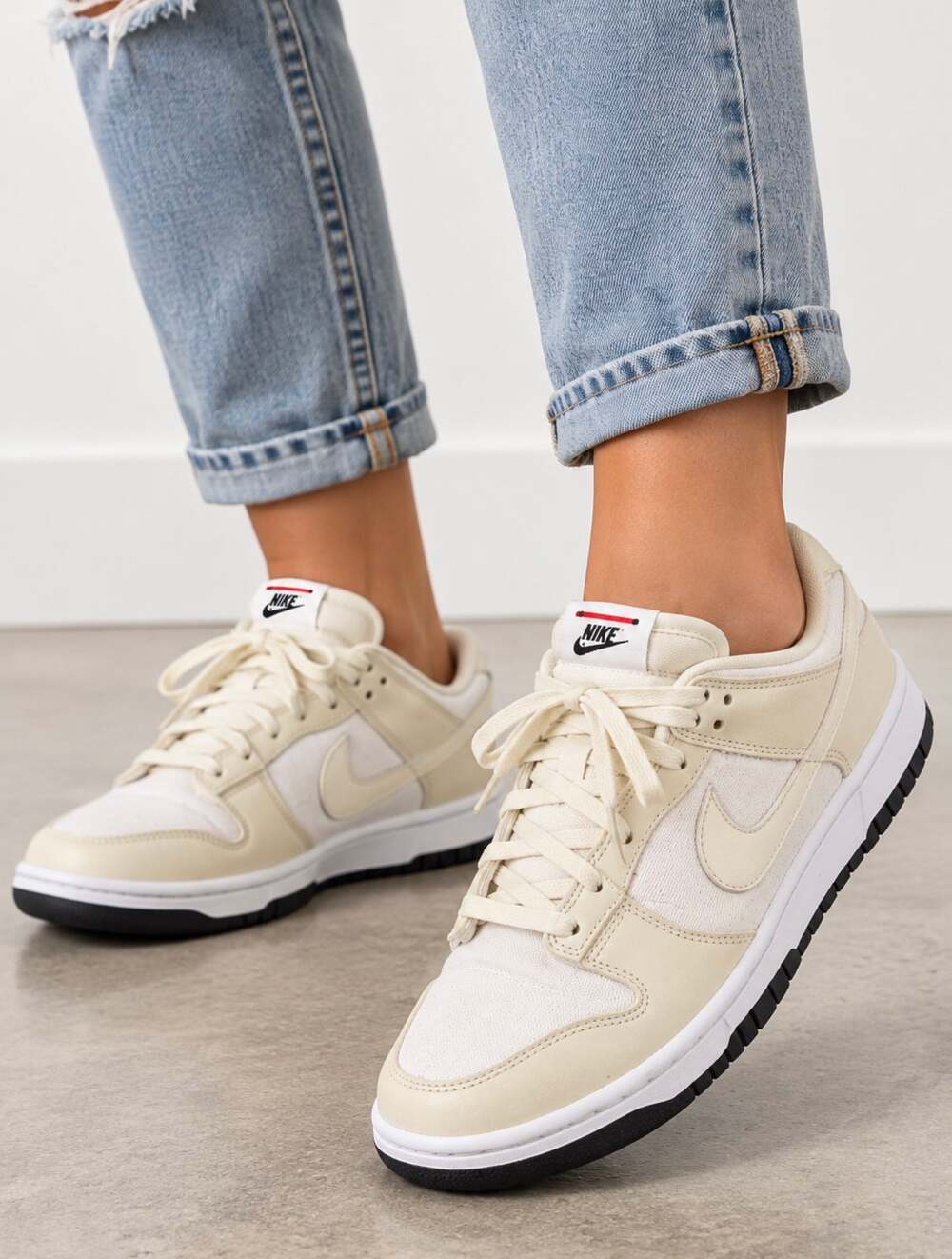 Nike Dunk Low Twist Sail Vivid Sulfur Women's 7.5 Yellow White Sneakers